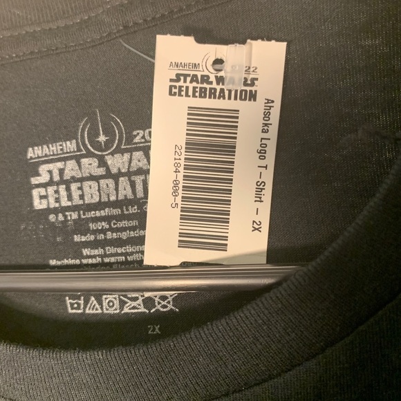 2022 Star Wars Celebration Anaheim Exclusive Ahsoka 2XL T-Shirt Disney+ - Picture 2 of 5